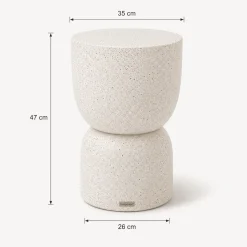 Mesa auxiliar TIMANDRA 47x35x35cm