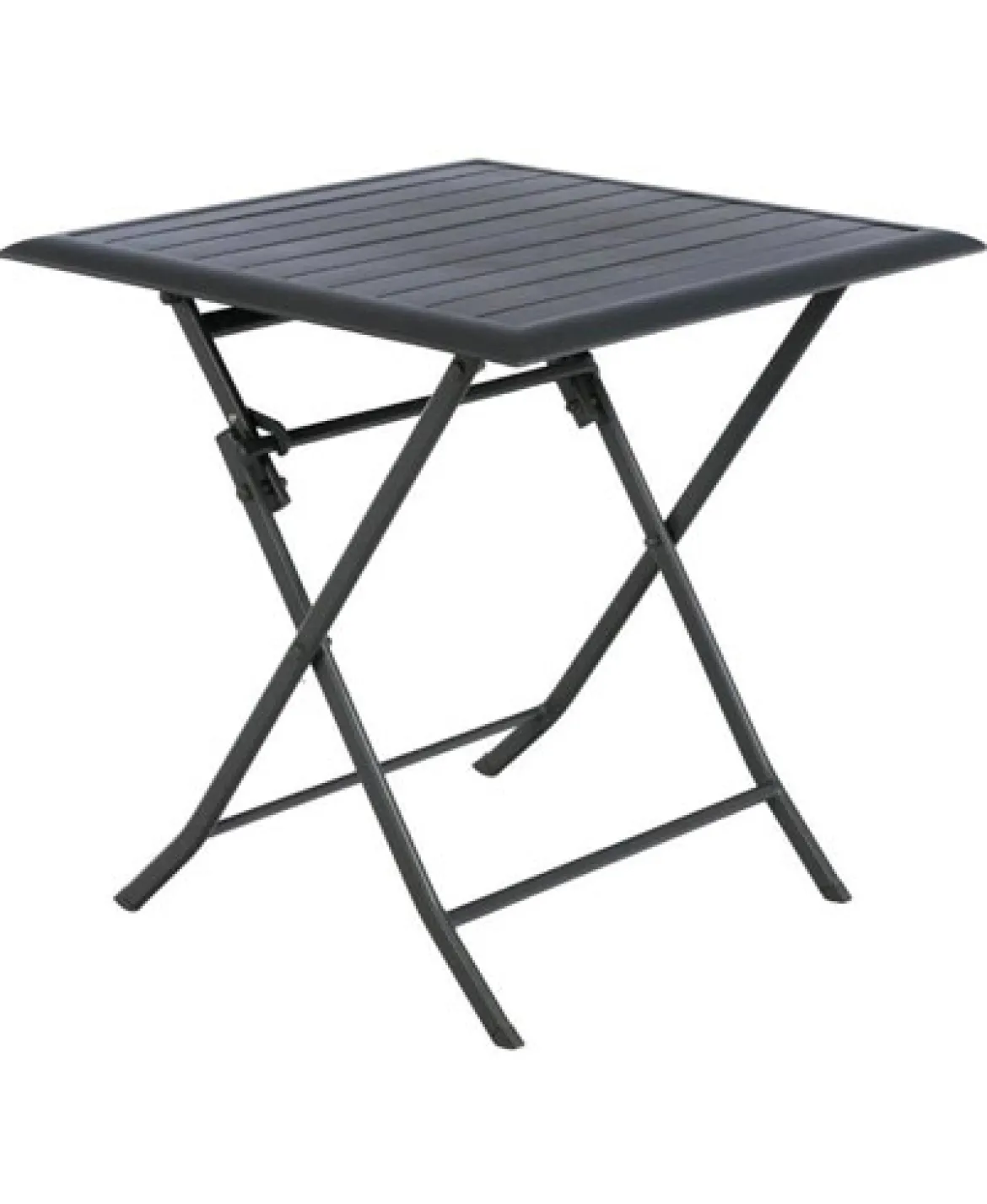 Mesa AZUA plegable gris grafito de aluminio