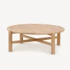 Mesa baja DEONA de madera acacia