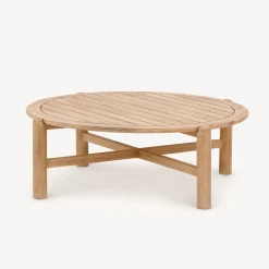 Mesa baja DEONA de madera acacia