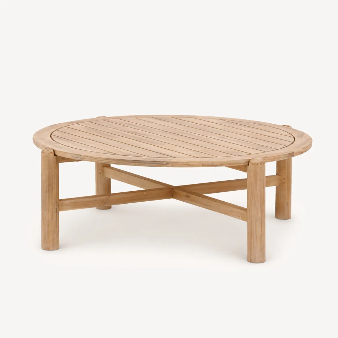 Mesa baja DEONA de madera acacia