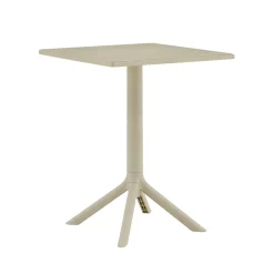 Mesa BARI beige cuadrada