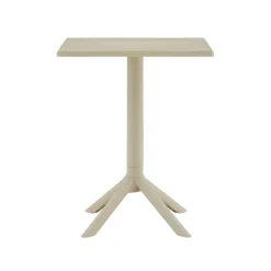 Mesa BARI beige cuadrada