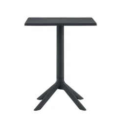 Mesa BARI gris cuadrada