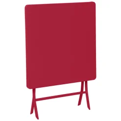 Mesa cuadrada GREENSBORO roja