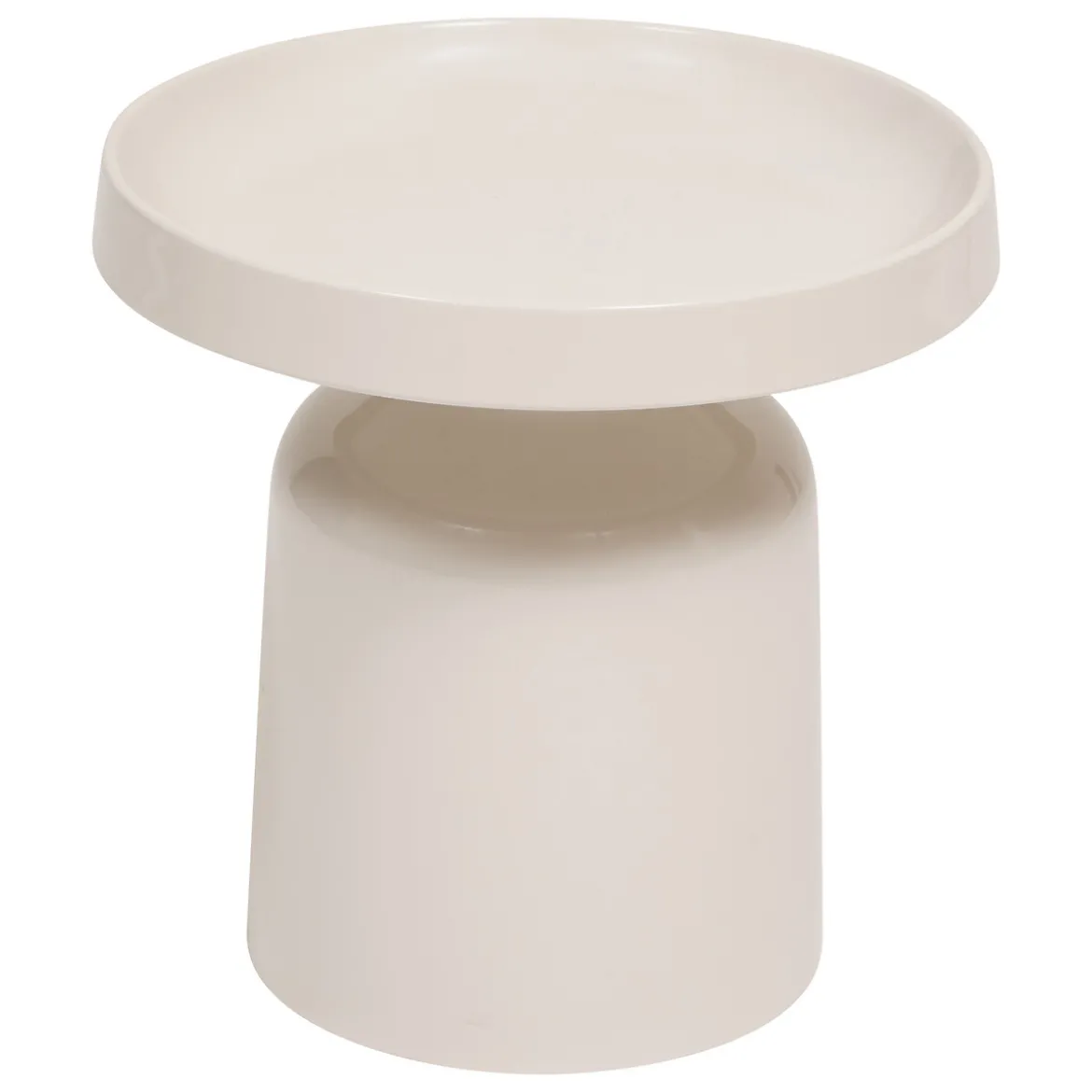 Mesa de centro ABADI crudo de metal 41x43cm