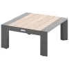 Mesa de centro EVASION gris oscuro 67x67cm