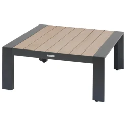 Mesa de centro EVASION gris oscuro de aluminio