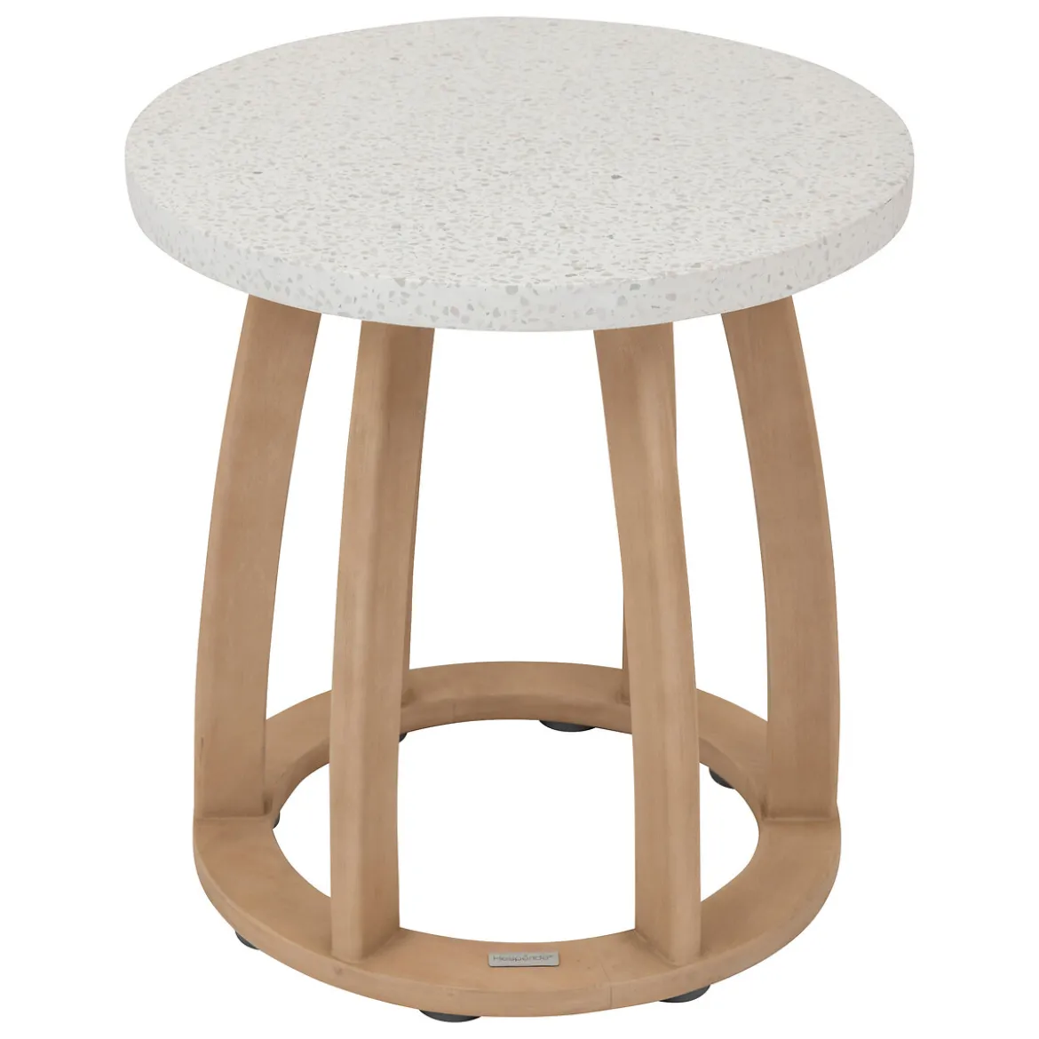 Mesa de centro LEMINDO de madera de eucalipto 50cm