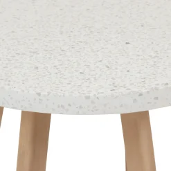 Mesa de centro LEMINDO de madera de eucalipto 50cm