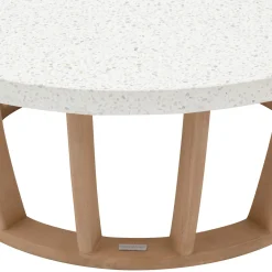 Mesa de centro LEMINDO de madera de eucalipto