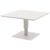 Mesa de centro SALIMIA elevable blanca
