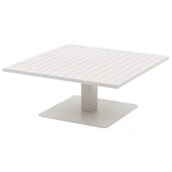Mesa de centro SALIMIA elevable blanca