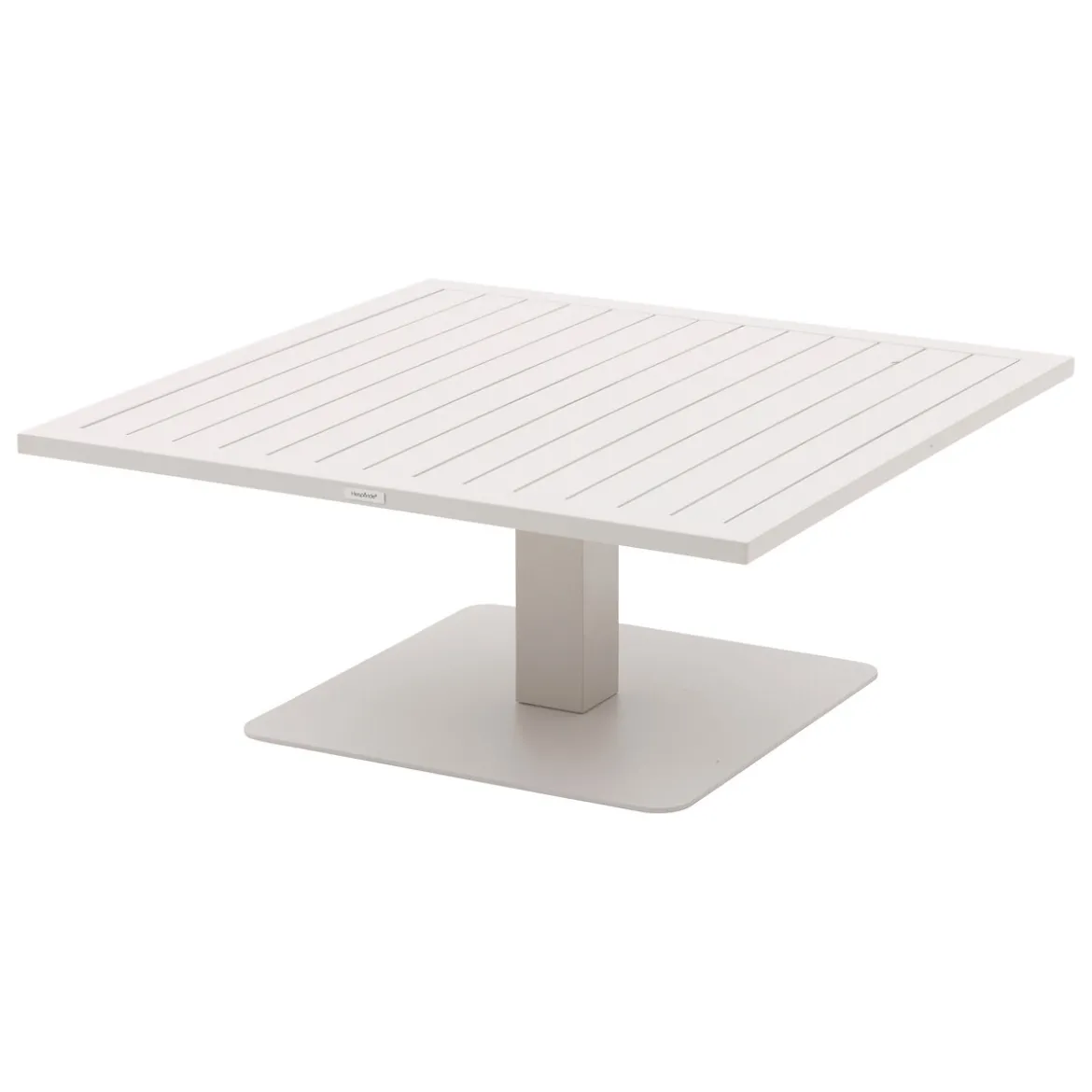 Mesa de centro SALIMIA elevable blanca