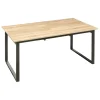 Mesa de comedor ALIAJ extensible de mdf y metal