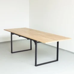 Mesa de comedor ALIAJ extensible de mdf y metal