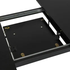 Mesa de comedor extensible AUBREY negra