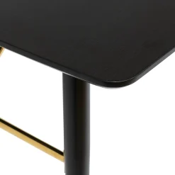 Mesa de comedor extensible AUBREY negra