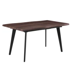 Mesa de comedor extensible TADIM marrón
