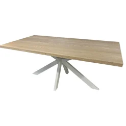 Mesa de comedor GORDES de mdf con patas de metal