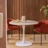 Mesa de comedor redonda de mdf 100cm