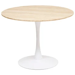 Mesa de comedor redonda de mdf 100cm