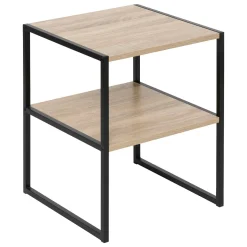 Mesa de noche de mdf y metal ALIAJ