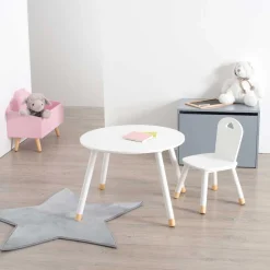 Mesa Douceur Blanca Mdf 60Cm