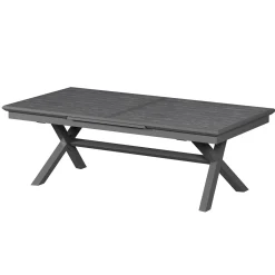 Mesa extensible AXIOME gris ardósia 250-330cm