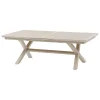 Mesa extensible AXIOME lin argile 220-279cm