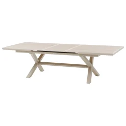 Mesa extensible AXIOME lin argile 220-279cm