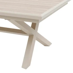 Mesa extensible AXIOME lin argile 220-279cm