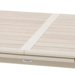 Mesa extensible AXIOME lin argile 220-279cm