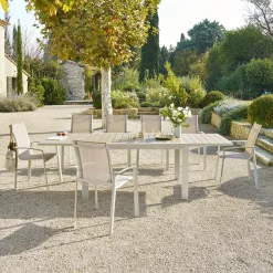 Mesa extensible deslizante 10 plazas EVASION