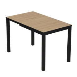 Mesa extensible HAKU marrón