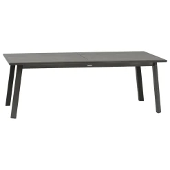 Mesa extensible PAVANE gris oscuro 12 plazas