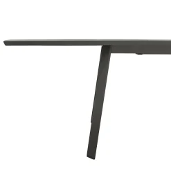 Mesa extensible PAVANE gris oscuro 12 plazas