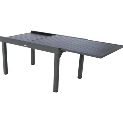 Mesa extensible PIAZZA gris graphite 135-270cm