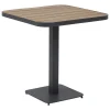 Mesa exterior bistro TYLA de madera y aluminio