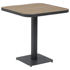 Mesa exterior bistro TYLA de madera y aluminio
