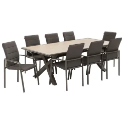 Mesa fija AXIOME de aluminio