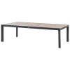 Mesa fija EVASION de aluminio 12 plazas