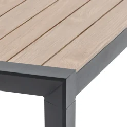 Mesa fija EVASION de aluminio 12 plazas