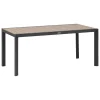 Mesa fija EVASION de aluminio 6 plazas