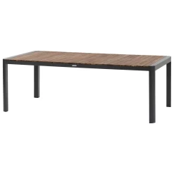Mesa fija PARADIZE de madera de acacia y aluminio