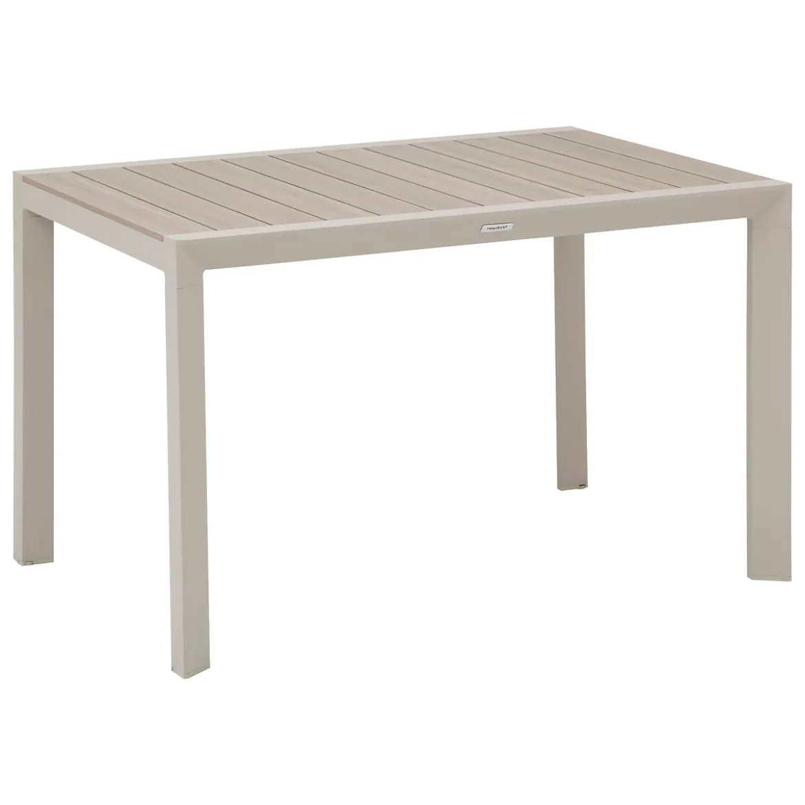 Mesa fija ÉVASION de aluminio beige