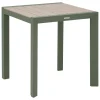 Mesa fija ÉVASION de aluminio verde 70x75cm
