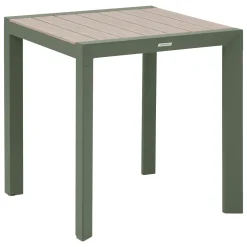 Mesa fija ÉVASION de aluminio verde 70x75cm