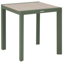 Mesa fija ÉVASION de aluminio verde 70x75cm
