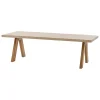 Mesa fija VENIZIA de madera de acacia